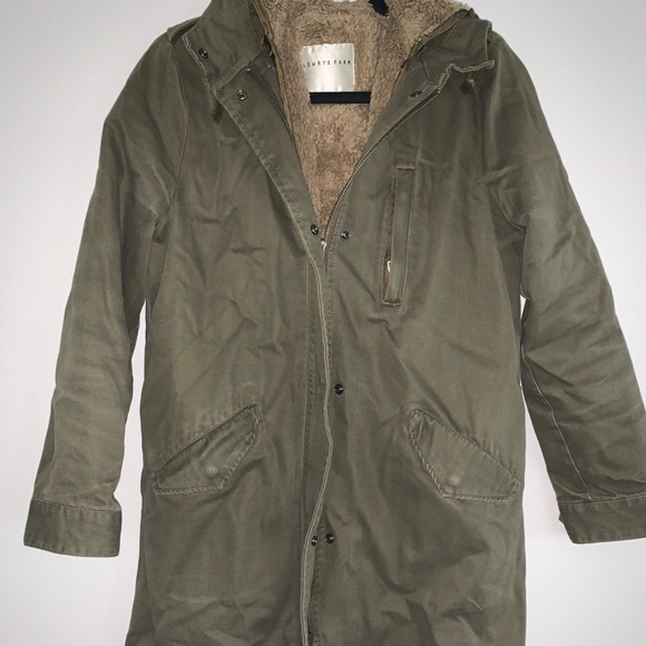 Lowrys farm green parka coat size medium - Picture 2 of 10